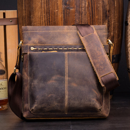 Vintage Genuine Leather Messenger Shoulder Bags