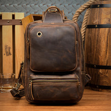 Load image into Gallery viewer, Vintage Genuine Leather  Messenger Bag