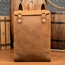 Load image into Gallery viewer, Vintage Genuine Leather Schoolbag Bolsa