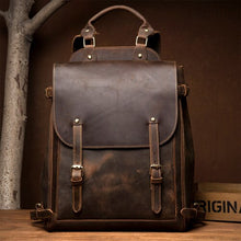 Load image into Gallery viewer, Vintage Laptop Backpack Shoulder Bag Casual Rucksack