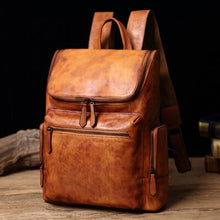 Load image into Gallery viewer, Vintage Daypack Male Large Capacity Rucksack